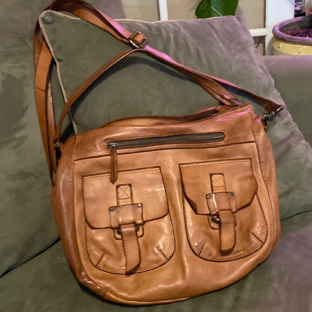 Great condition brown Crossbody hobo purse